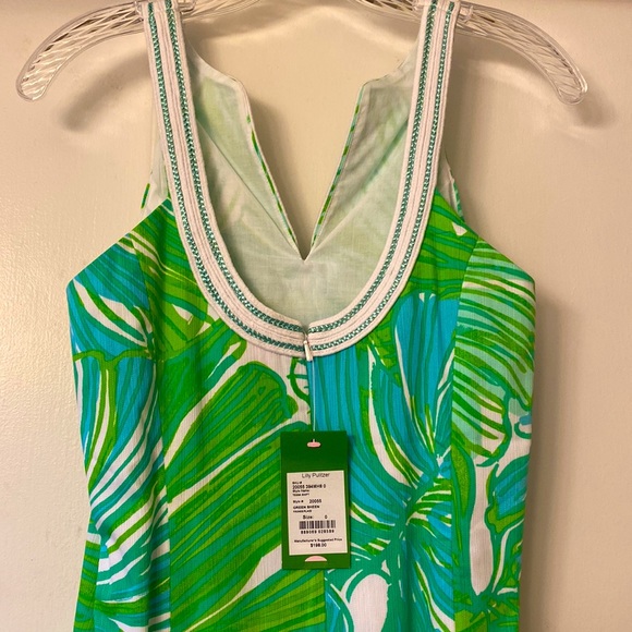 NWT Lilly Pulitzer Tessa Shift with Fronds Place pattern, size 0 - Picture 4 of 5
